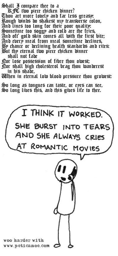 the scansion limps and the rhyme scheme is ATROCIOUS *sob*