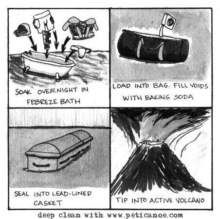 or, if budget allows, fire casket into nearest star
