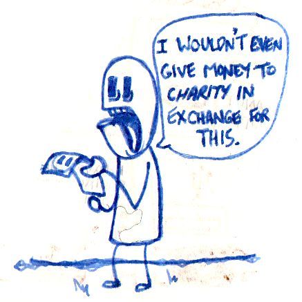 to call him a frustrated artist was to miss an opportunity to use the terms 'untalented' and 'hack'