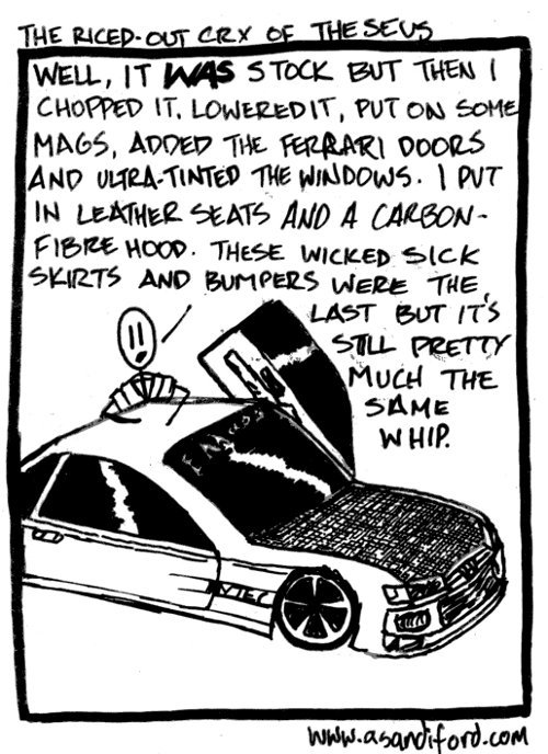The Riced-Out CRX of Theseus
