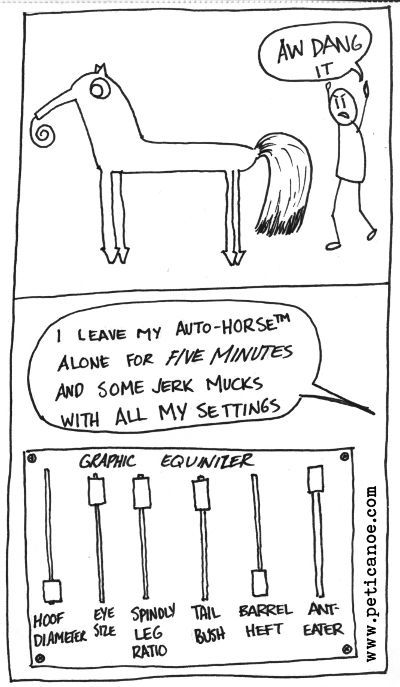 why did i even let the dealer talk me into the ant-eater option?