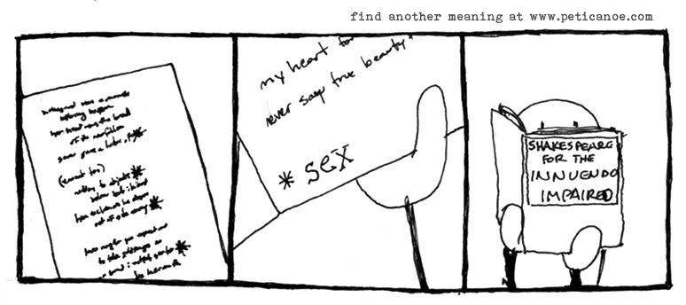 he was trying for subtle social commentary but it just came out as a bunch of penis jokes